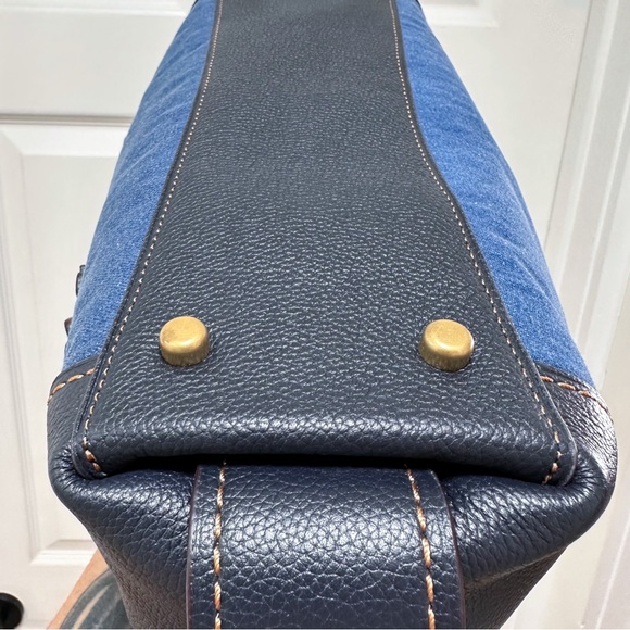 Coach Edie 31 Denim Tea Rose Appliqué Limited Edition Shoulder Bag - Picture 13 of 17